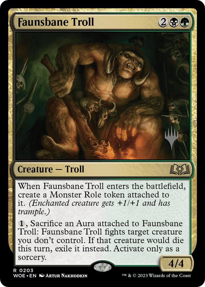 Faunsbane Troll [Promo Pack: Wilds of Eldraine] 203