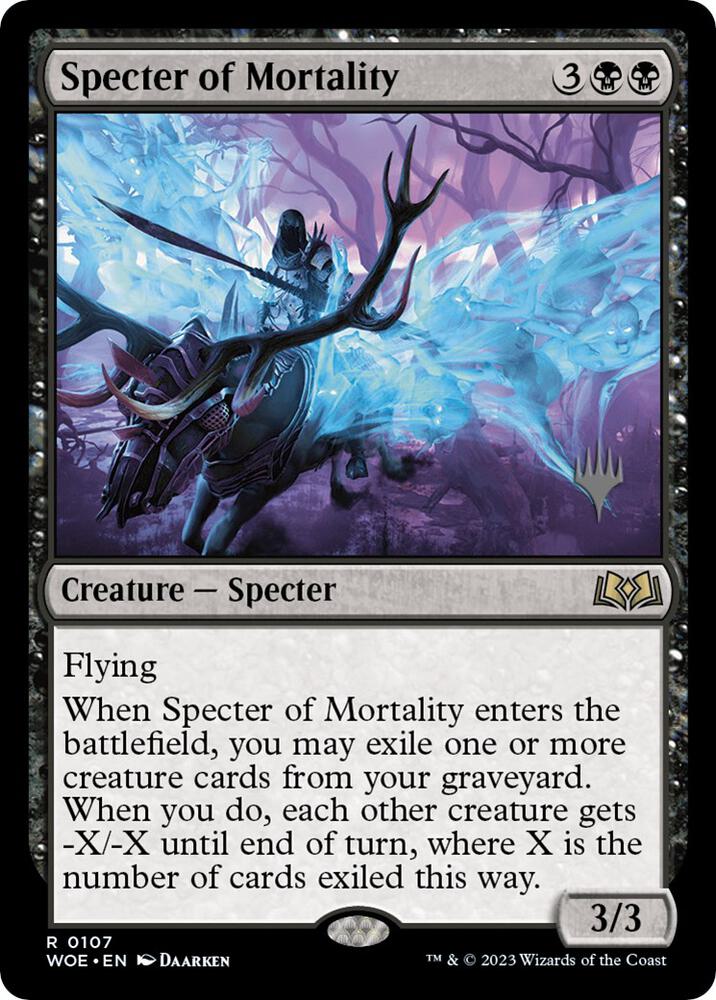 Specter of Mortality [Promo Pack: Wilds of Eldraine] 107