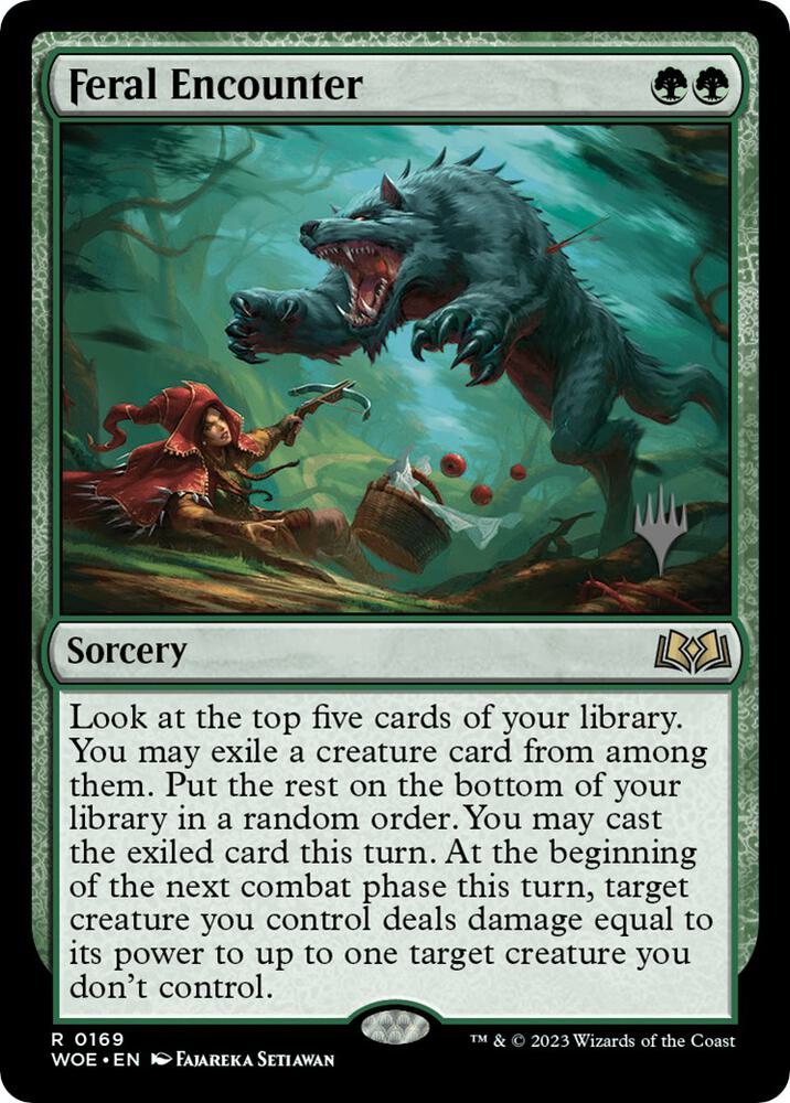 Feral Encounter [Promo Pack: Wilds of Eldraine] 169