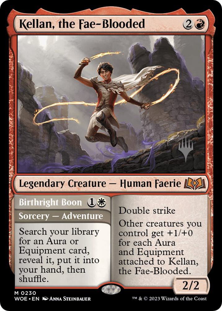 Kellan, the Fae-Blooded [Promo Pack: Wilds of Eldraine] 230
