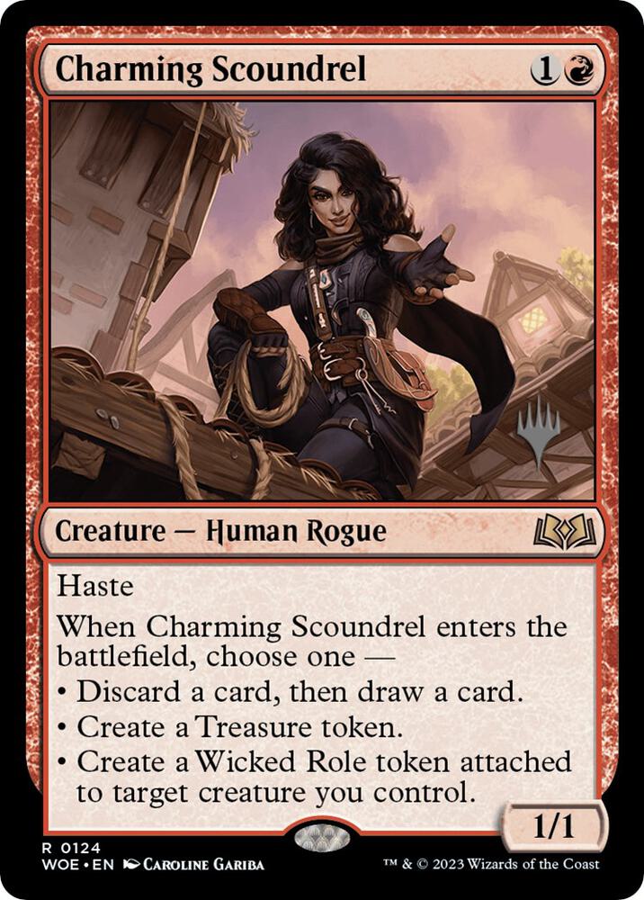 Charming Scoundrel [Promo Pack: Wilds of Eldraine] 124