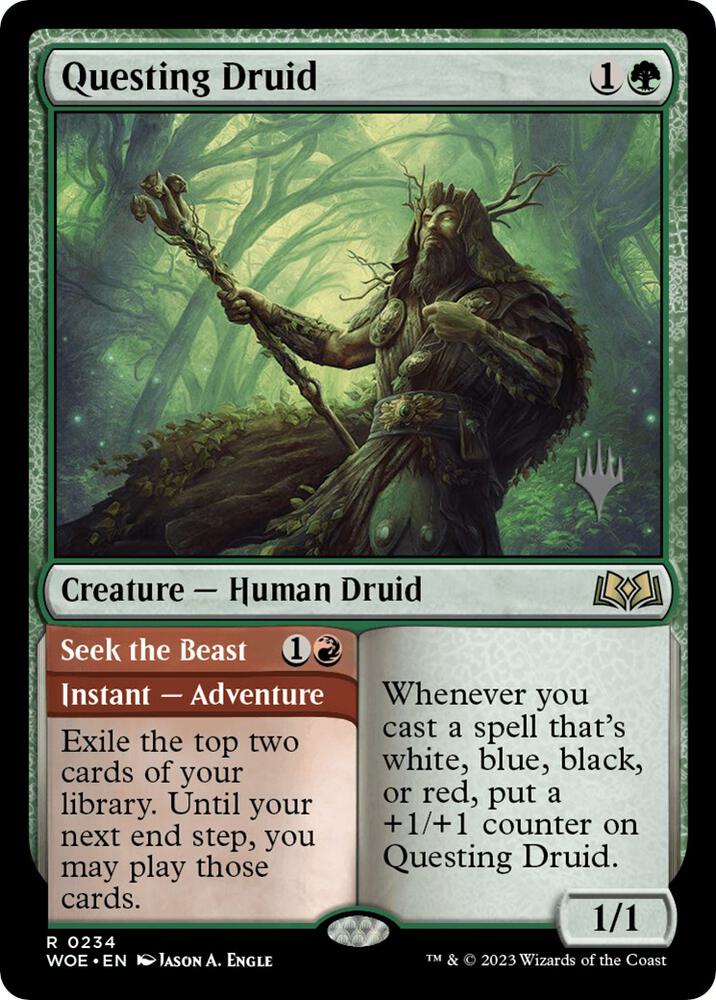 Questing Druid [Promo Pack: Wilds of Eldraine] 234
