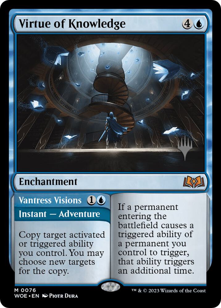 Virtue of Knowledge [Promo Pack: Wilds of Eldraine] 76