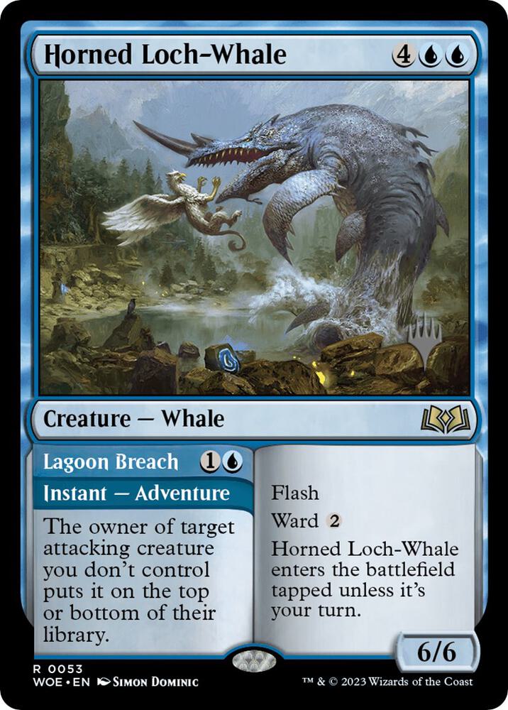 Horned Loch-Whale [Promo Pack: Wilds of Eldraine] 53