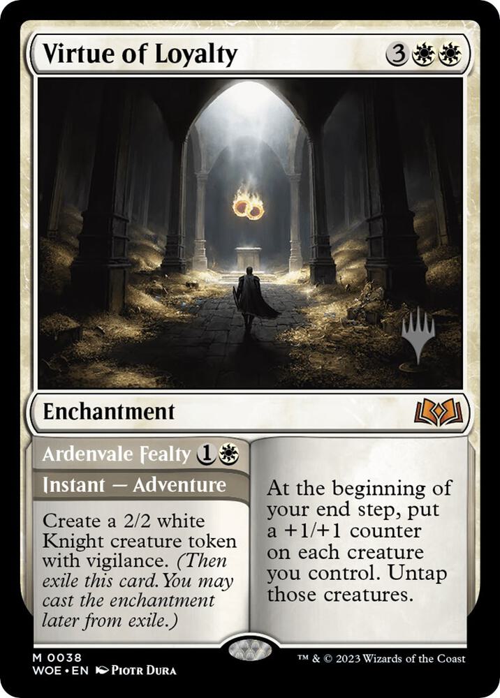 Virtue of Loyalty [Promo Pack: Wilds of Eldraine] 38