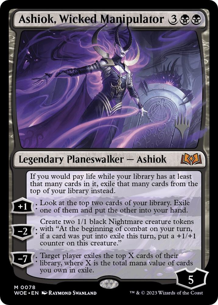 Ashiok, Wicked Manipulator [Promo Pack: Wilds of Eldraine] 78