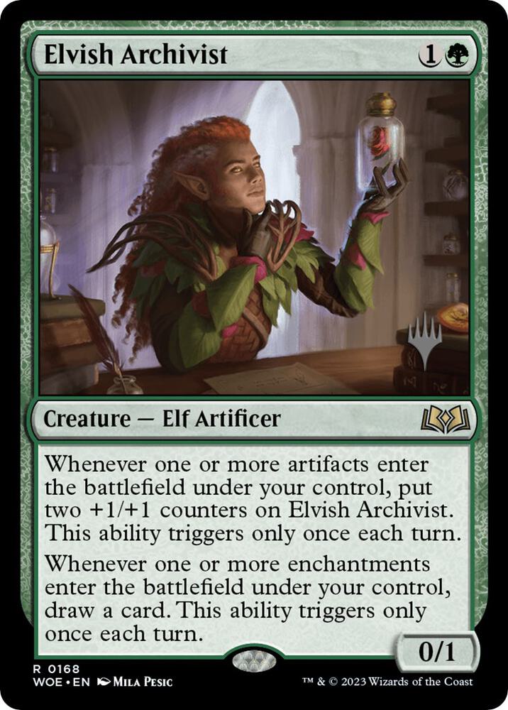 Elvish Archivist [Promo Pack: Wilds of Eldraine] 168