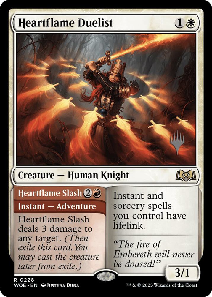 Heartflame Duelist [Promo Pack: Wilds of Eldraine] 228