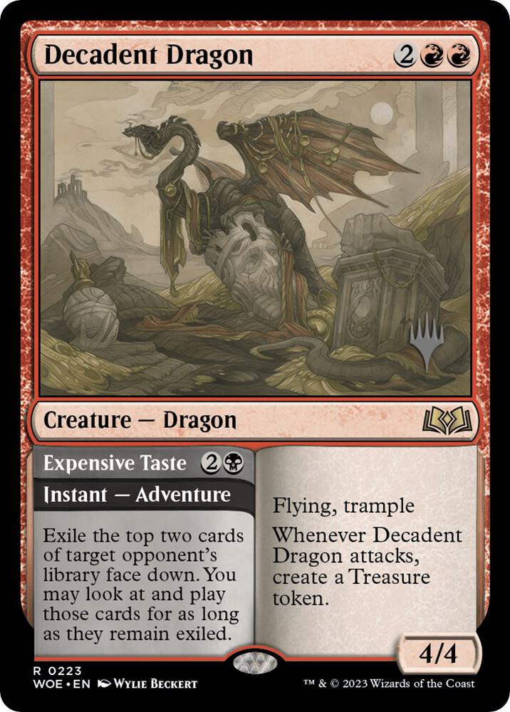 Decadent Dragon [Promo Pack: Wilds of Eldraine] 223