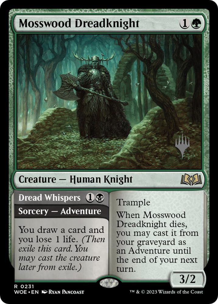 Mosswood Dreadknight [Promo Pack: Wilds of Eldraine] 231
