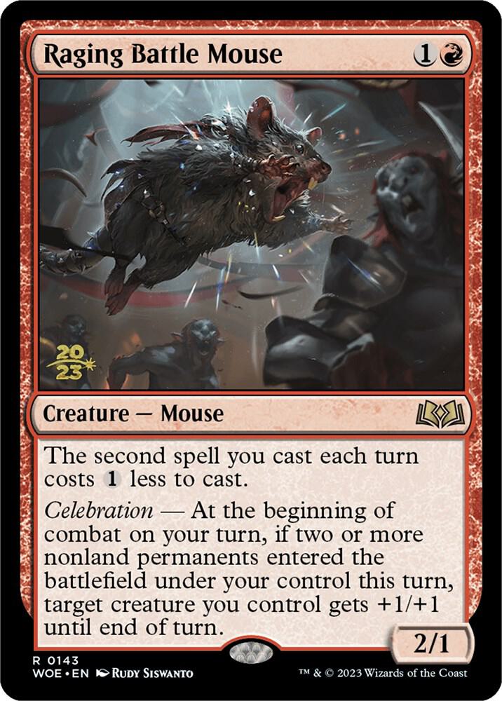 Raging Battle Mouse [Prerelease Cards] 143