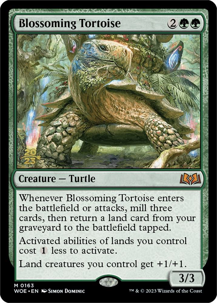 Blossoming Tortoise [Prerelease Cards] 163