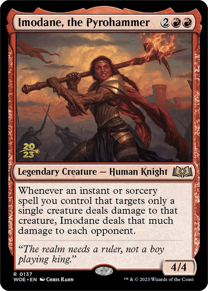 Imodane, the Pyrohammer [Prerelease Cards] 137