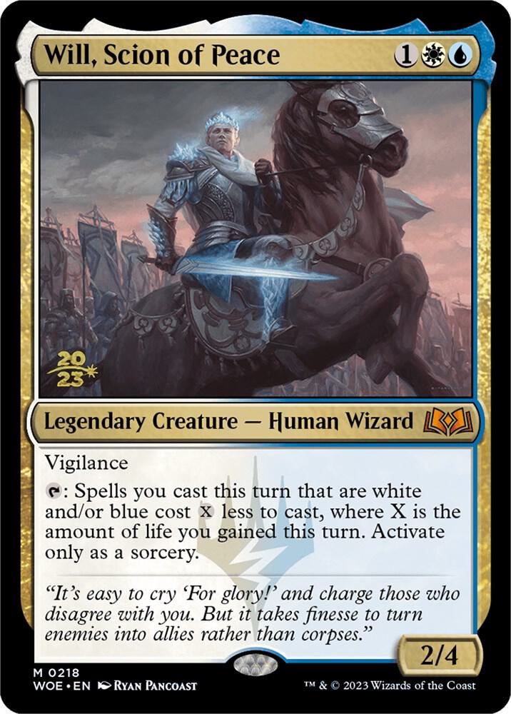 Will, Scion of Peace [Prerelease Cards] 218