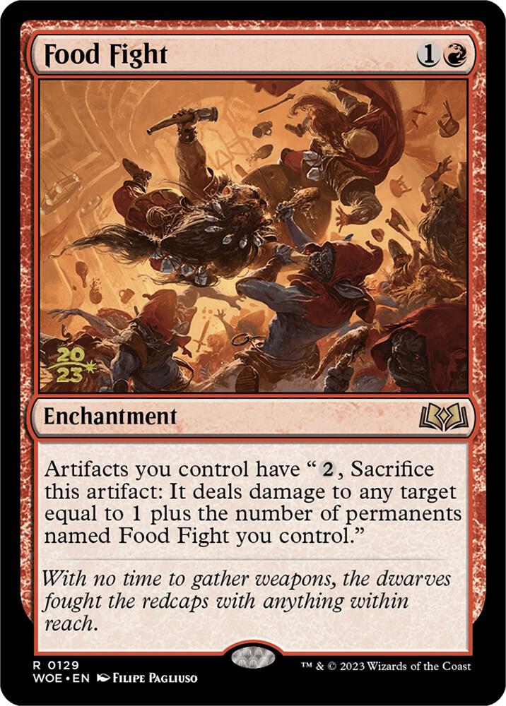 Food Fight [Prerelease Cards] 129