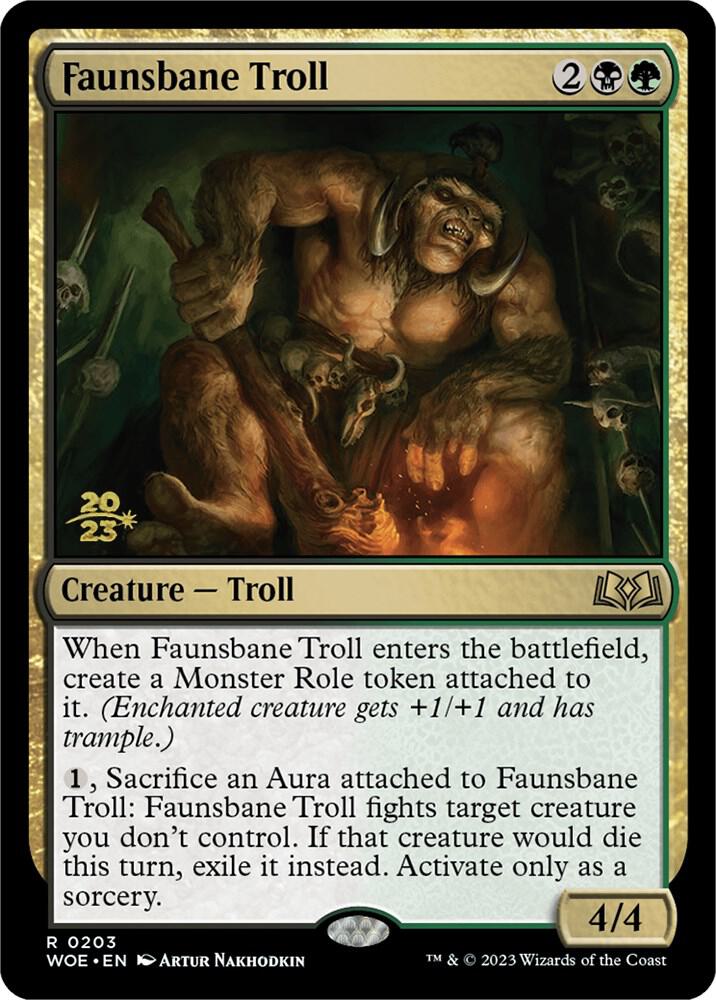 Faunsbane Troll [Prerelease Cards] 203