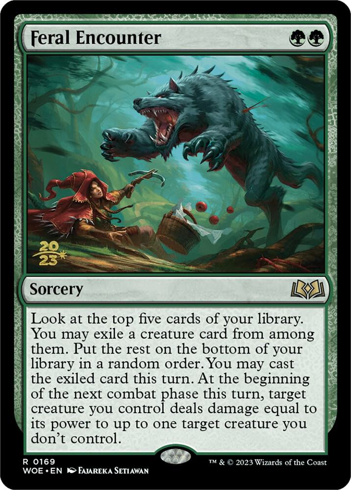 Feral Encounter [Prerelease Cards] 169