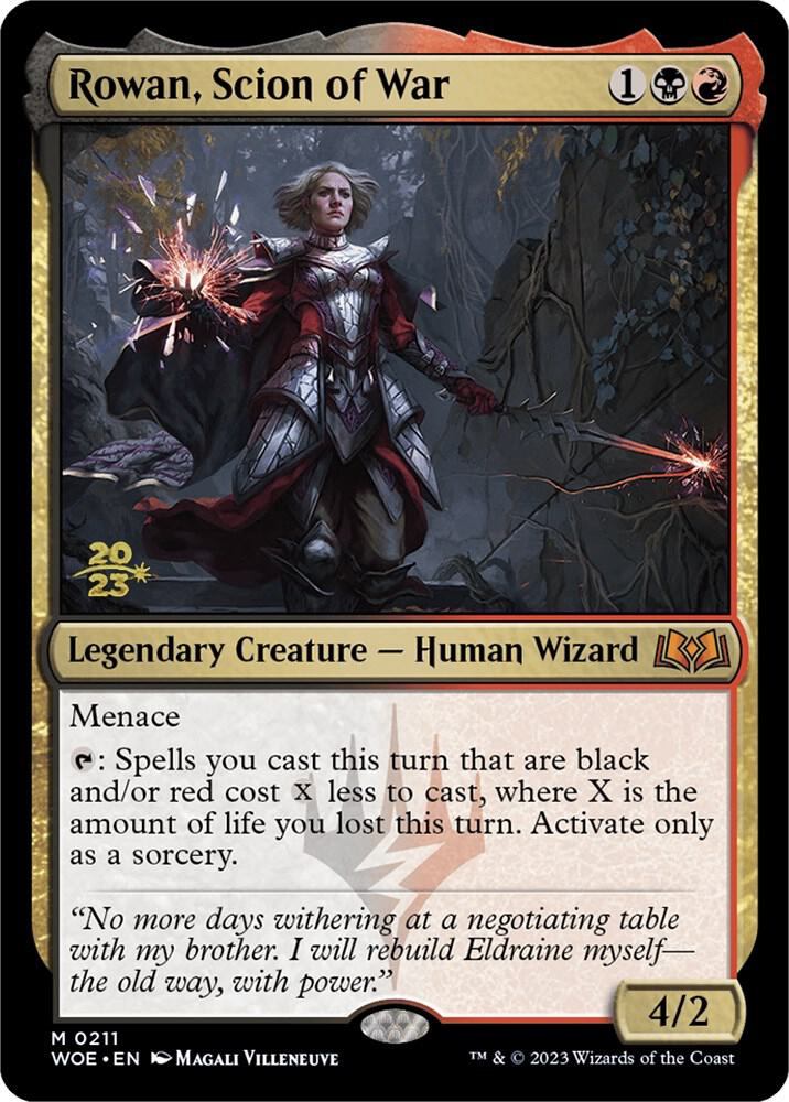 Rowan, Scion of War [Prerelease Cards] 211