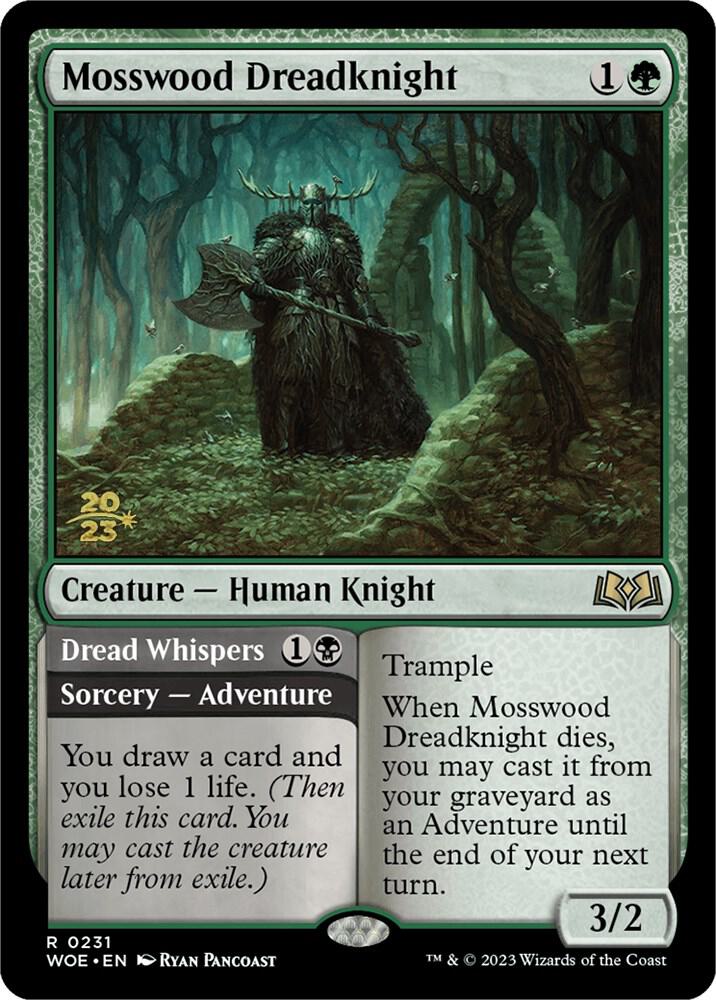 Mosswood Dreadknight [Prerelease Cards] 231