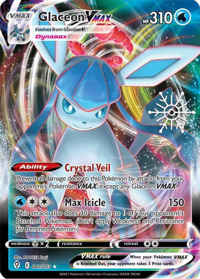 Glaceon VMAX - 041/203 (Holiday Calendar) [Miscellaneous Cards & Products] 041/203