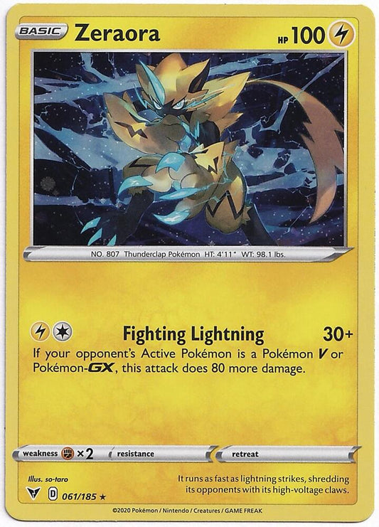 Zeraora - 061/185 (Cosmos Holo) [Miscellaneous Cards & Products] 061/185