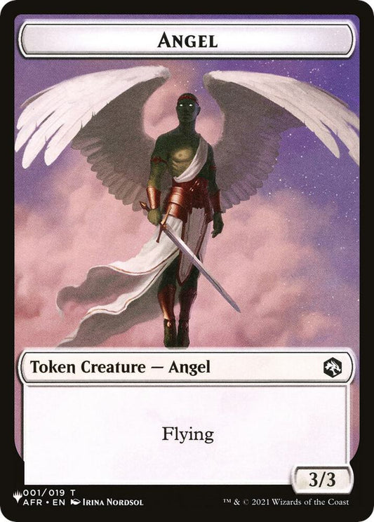 Angel // Soldier Double-Sided Token [The List Reprints] 1 // 2