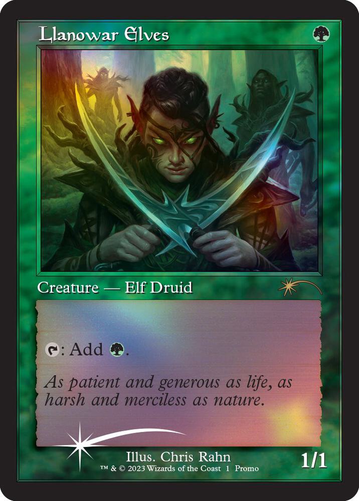 Llanowar Elves (Retro Frame) [Media Promos] 1