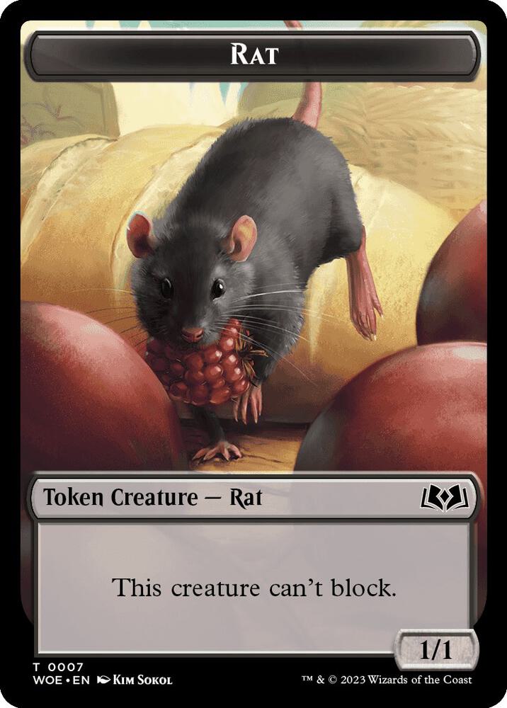 Rat Token [Wilds of Eldraine] 7