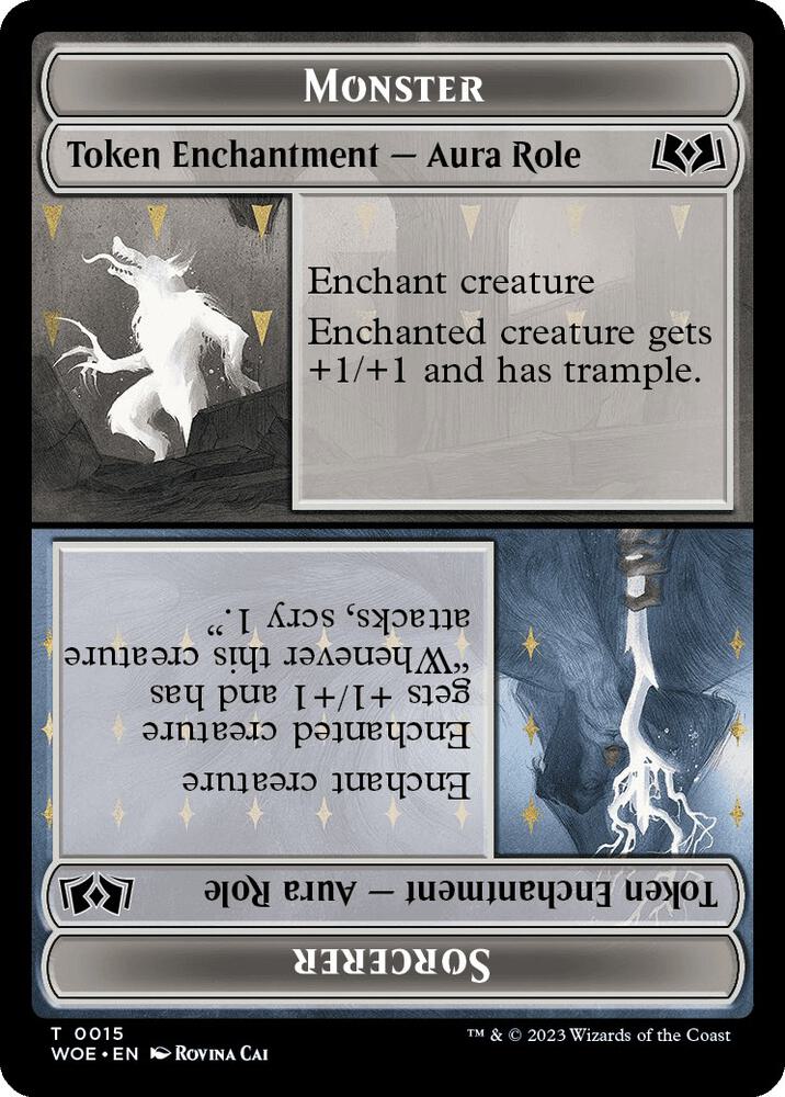 Monster Role / Sorcerer Role Token [Wilds of Eldraine] 15