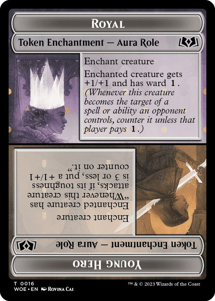 Royal Role / Young Hero Role Token [Wilds of Eldraine] 16