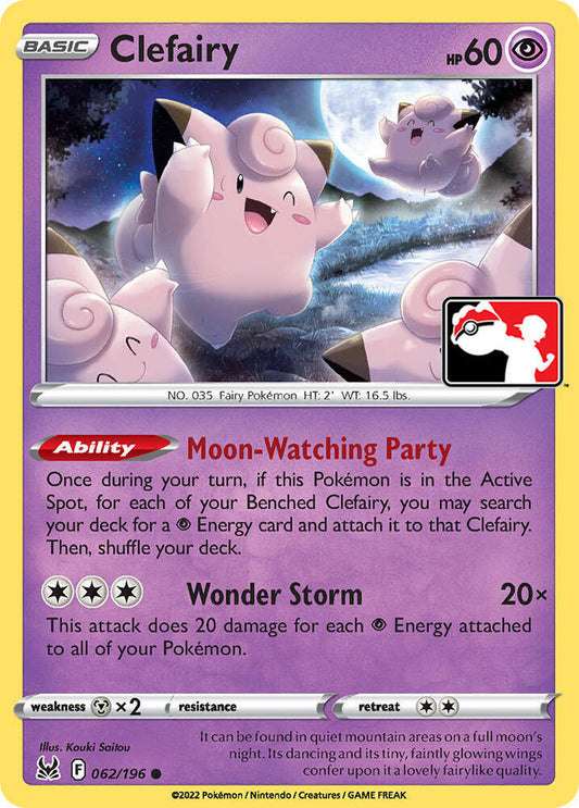 Clefairy [Prize Pack Series Cards] 062/196