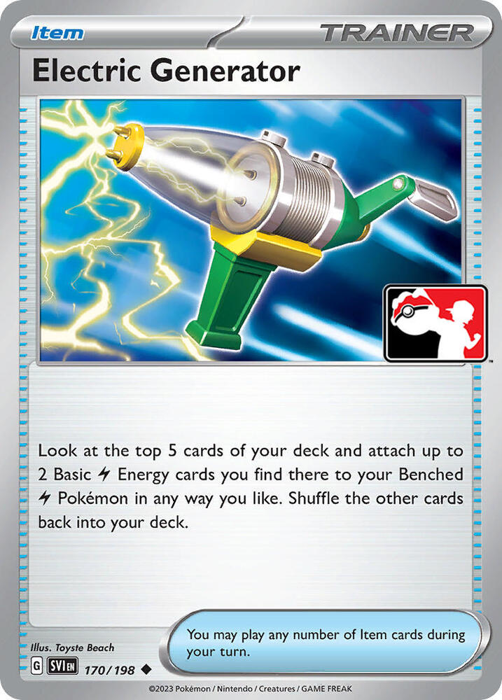 Electric Generator - 170/198 [Prize Pack Series Cards] 170/198