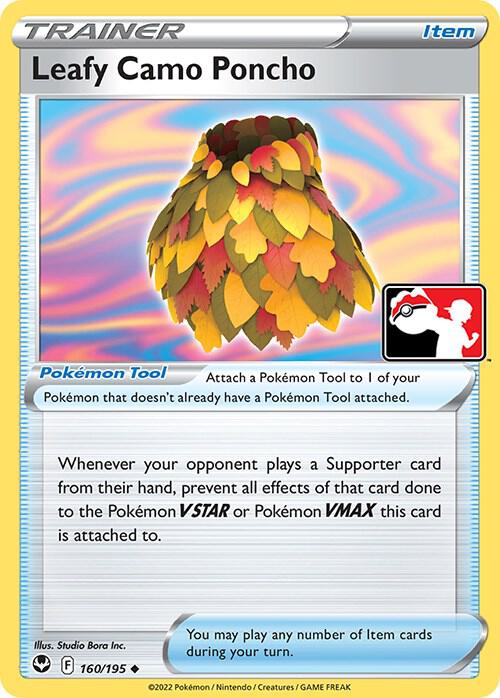 Leafy Camo Poncho [Prize Pack Series Cards] 160/195