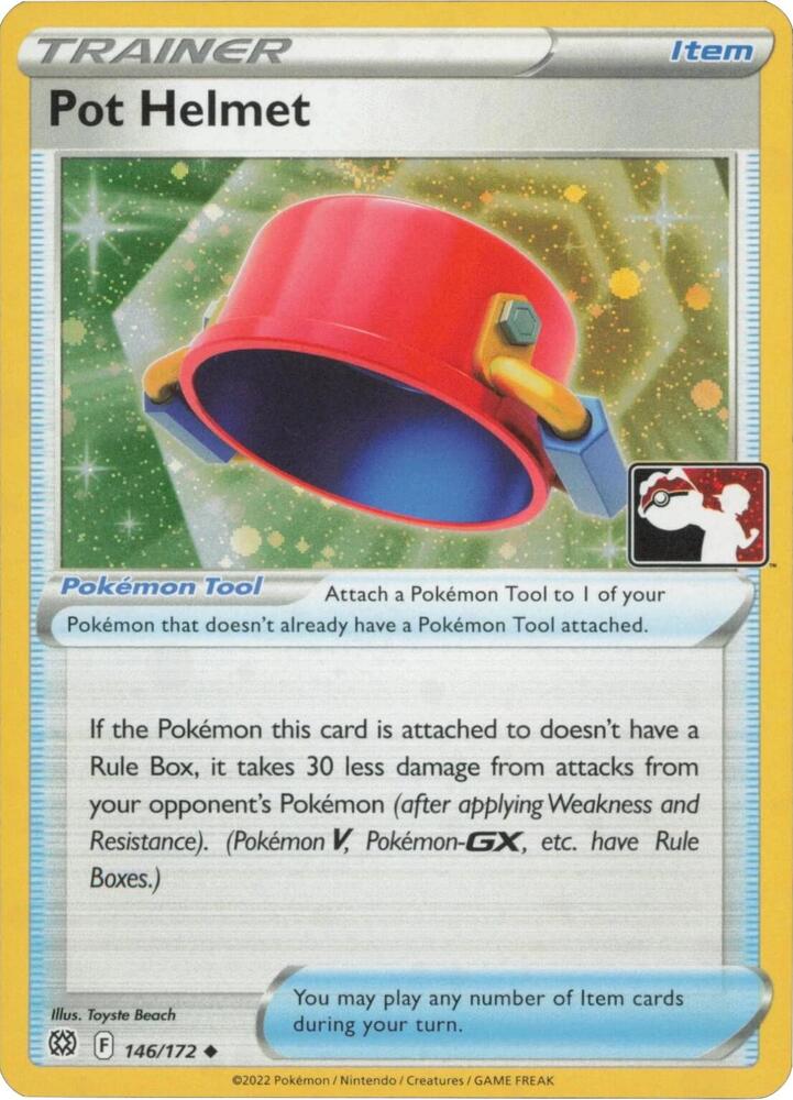 Pot Helmet - 146/172 (Cosmos Holo) [Prize Pack Series Cards] 146/172
