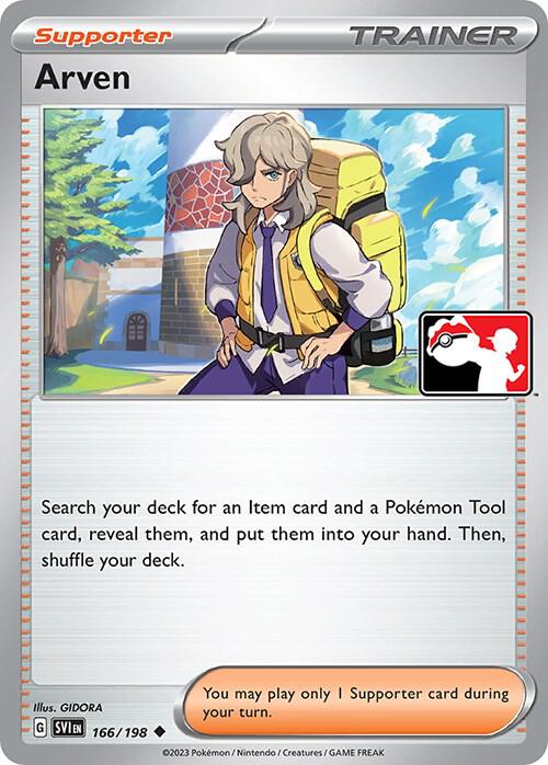 Arven [Prize Pack Series Cards] 166/198