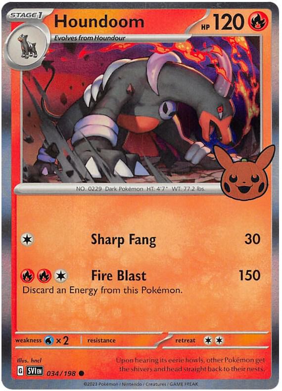 Houndoom [Trick or Trade BOOster Bundle 2023] 034/198