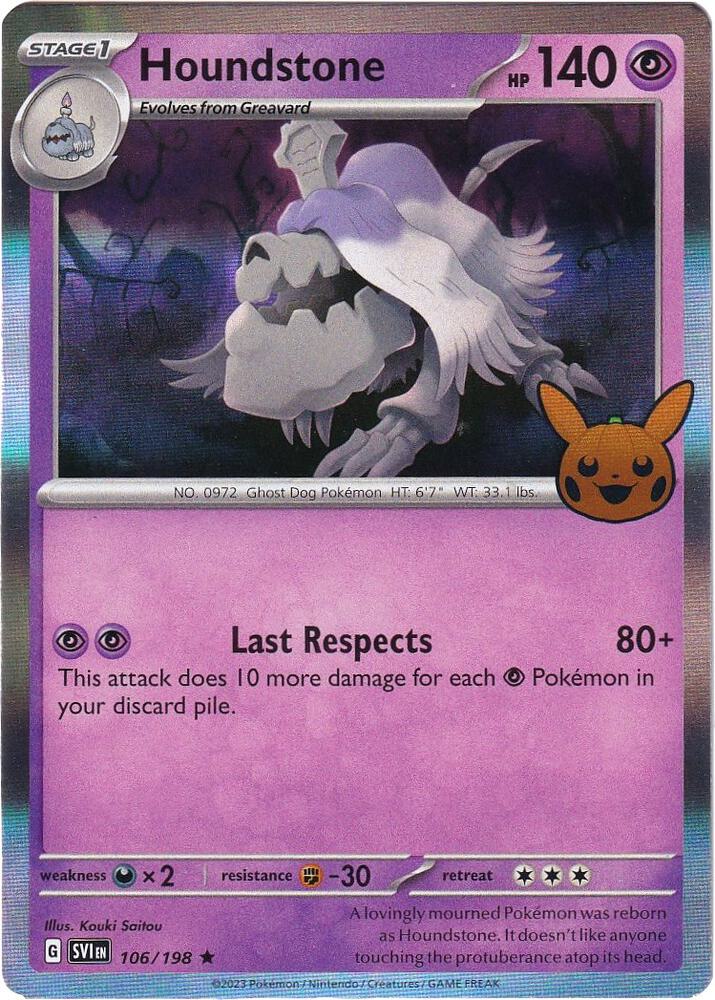 Houndstone [Trick or Trade BOOster Bundle 2023] 106/198