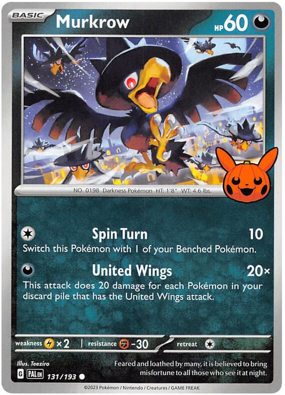 Murkrow [Trick or Trade BOOster Bundle 2023] 131/193