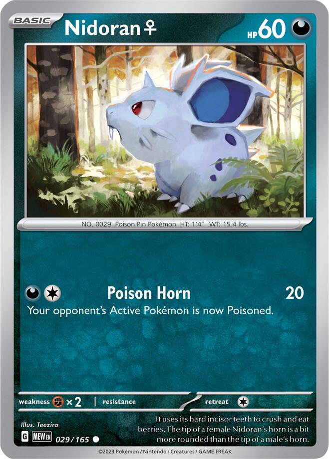 Nidoran F [SV: Scarlet & Violet 151] 029/165