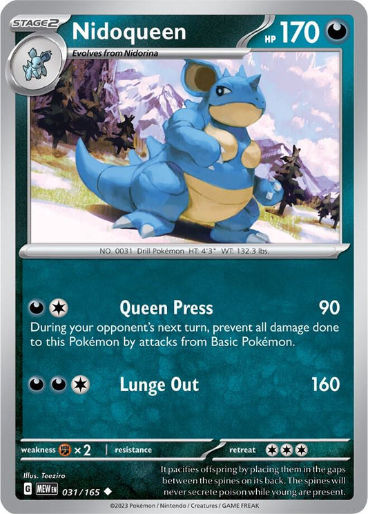 Nidoqueen [SV: Scarlet & Violet 151] 031/165
