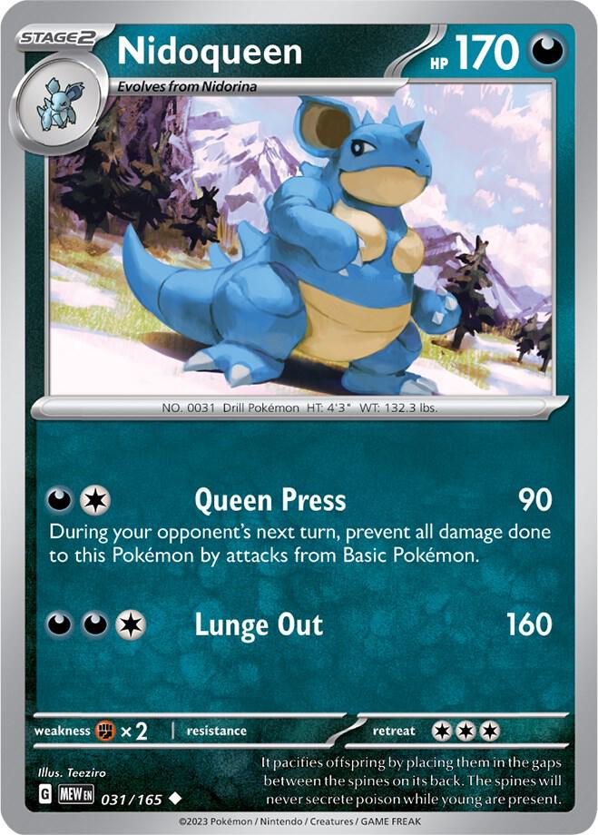 Nidoqueen [SV: Scarlet & Violet 151] 031/165