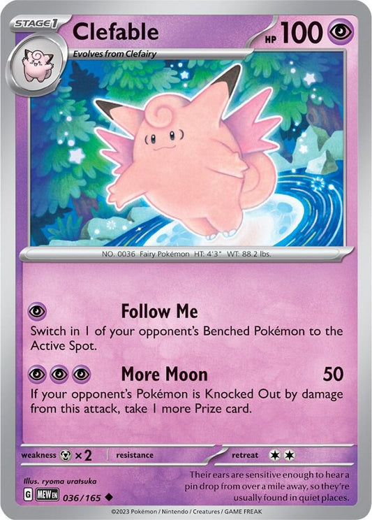 Clefable [SV: Scarlet & Violet 151] 036/165