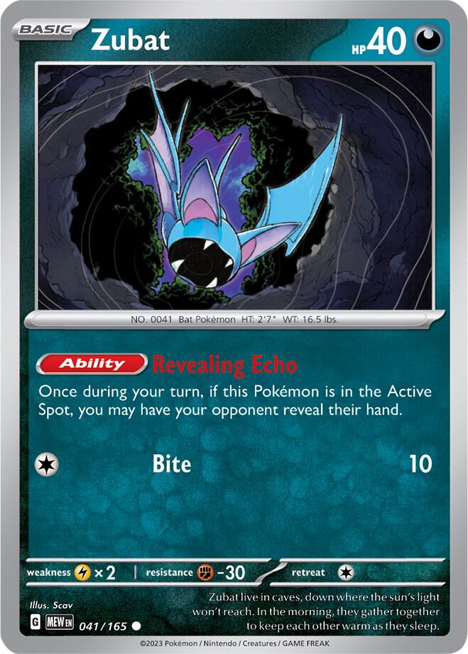 Zubat [SV: Scarlet & Violet 151] 041/165