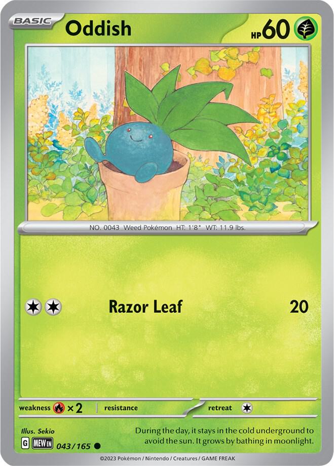 Oddish [SV: Scarlet & Violet 151] 043/165