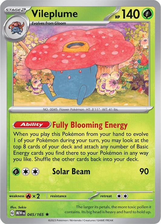 Vileplume [SV: Scarlet & Violet 151] 045/165