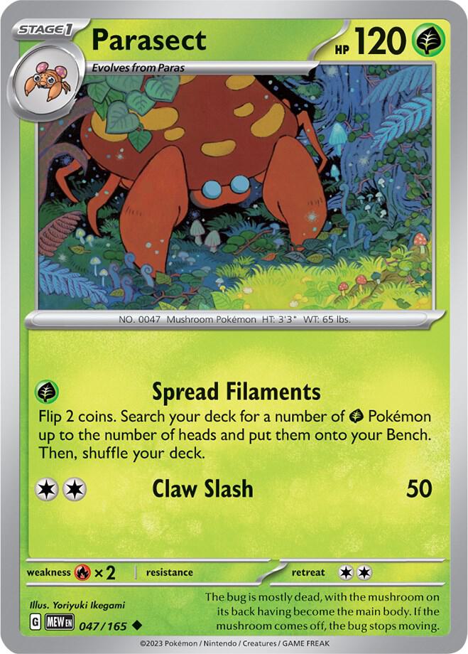 Parasect [SV: Scarlet & Violet 151] 047/165