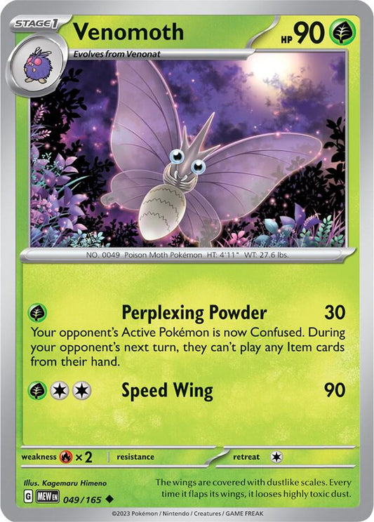 Venomoth [SV: Scarlet & Violet 151] 049/165