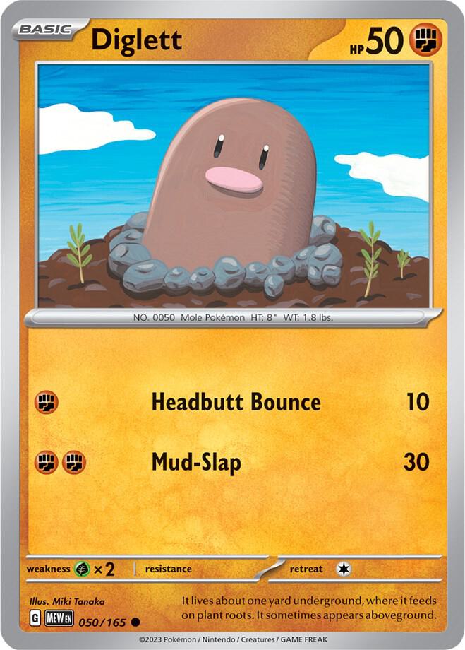 Diglett [SV: Scarlet & Violet 151] 050/165