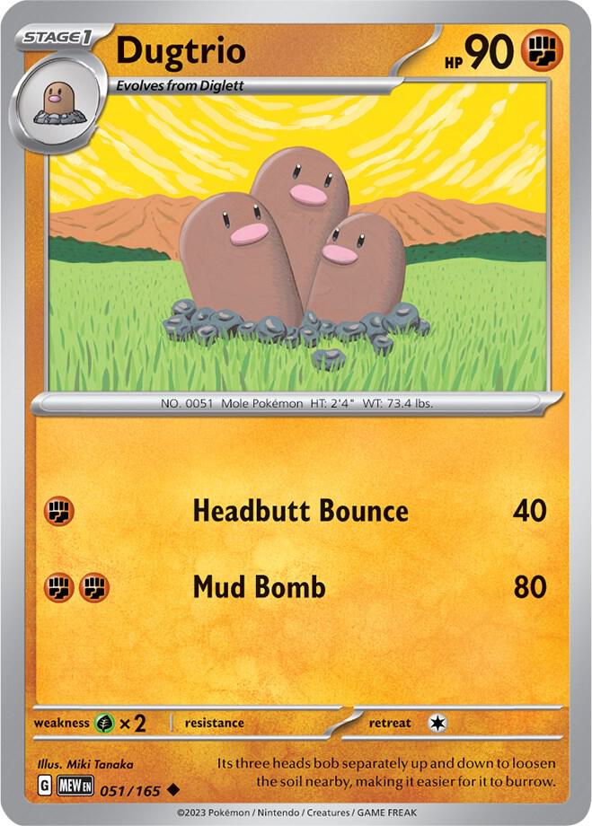 Dugtrio [SV: Scarlet & Violet 151] 051/165
