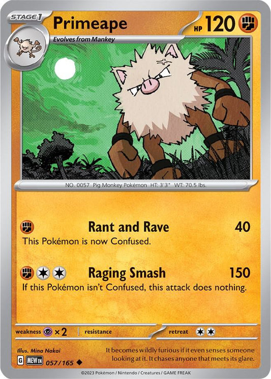 Primeape [SV: Scarlet & Violet 151] 057/165